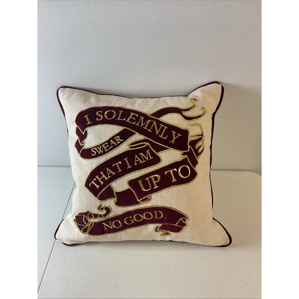 PB Teen Harry Potter Marauders Map Pillow Solemnly Swear Glow In The Dark insert